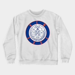 NYC Flag Decal Crewneck Sweatshirt